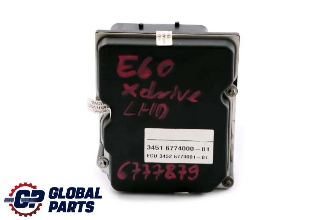 DSC xDrive Pumpe ABS Hydroaggregat 6774000 6774001 für BMW 5 er E60 E61 mit Teilenummer 6769706 BMW 5 er E60 E61 DSC xDrive Pumpe ABS Hydroaggregat 6774000 6774001 - SKU lhd-6774000 - Teilenummer 6769706