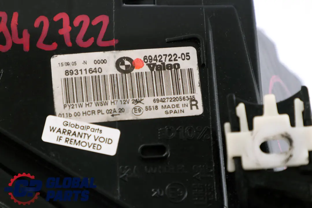 Scheinwerfer Rechts Beifahrerseite 6942722 für BMW 3 er E90 E91 mit Teilenummer BMW 3 er E90 E91 Scheinwerfer Rechts Beifahrerseite 6942722 - SKU lhd-6942722 - Teilenummer