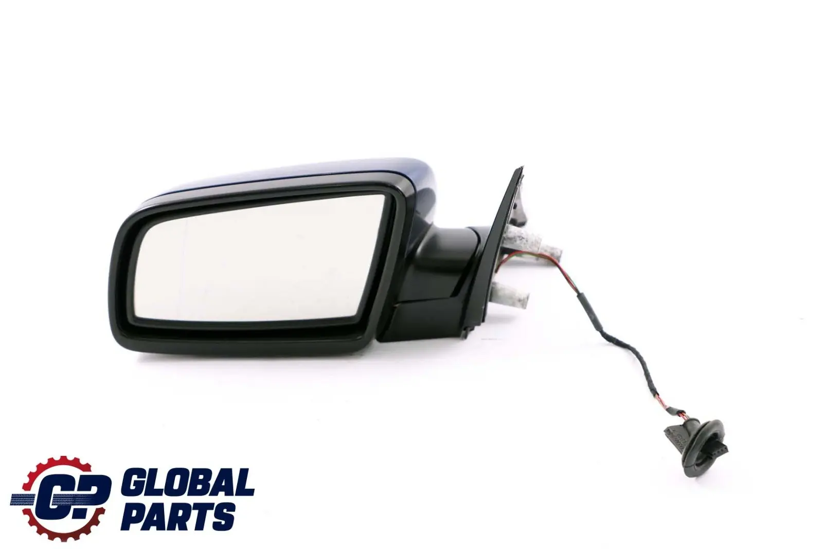 BMW 5 Series E60 E61 Auto Dip Left Wing Mirror N/S Mysticblau Metallic - A07 Blue