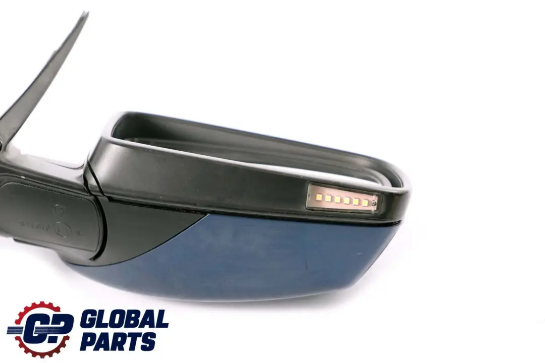 BMW 5 er E60 E61 Außenspiegel Rechts Beheizt Einklappbar Lichtpaket Mysticblau - SKU lhd-7189626-MYS - Teilenummer 7189522