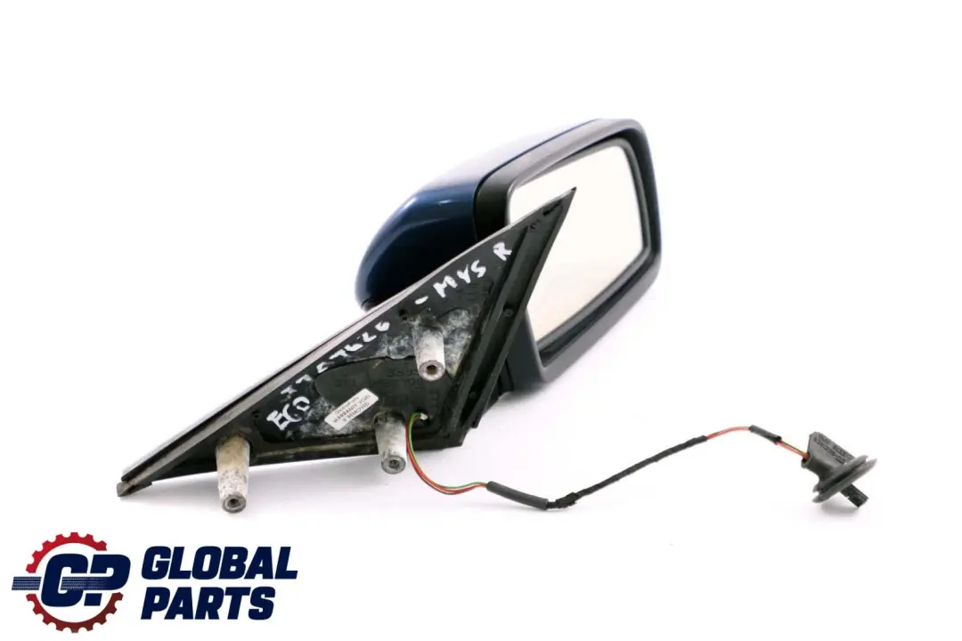 BMW 5 Series E60 E61 Auto Dip Right Wing Mirror O/S Mysticblau Metallic - A07 Blue - SKU lhd-7189626-MYS - Part number 7189522