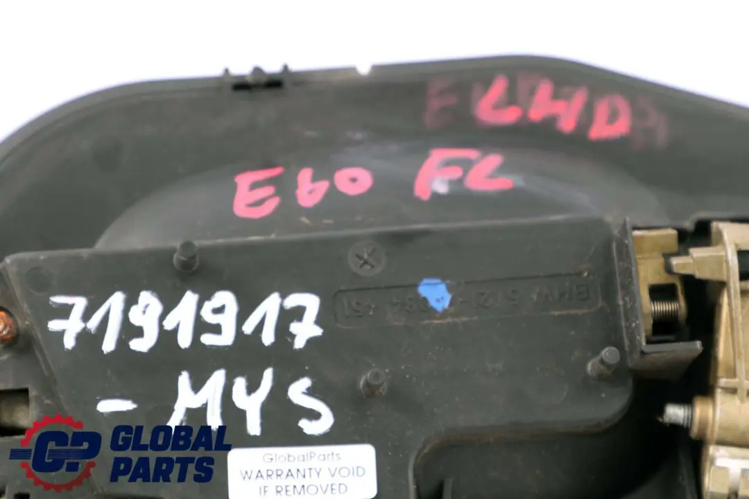 exterior manija De La puerta trasera izquierda Mysticblau Azul para BMW E60 E61 con número de pieza 7199555 BMW E60 E61 exterior manija De La puerta trasera izquierda Mysticblau Azul - SKU lhd-7191917-MYS - Número de pieza 7199555