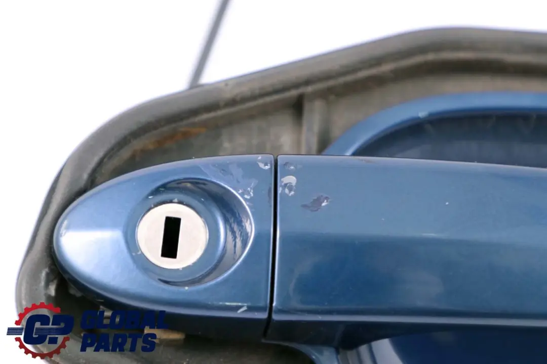 BMW E60 E61 exterior manija De La puerta trasera izquierda Mysticblau Azul - SKU lhd-7191917-MYS - Número de pieza 7199555