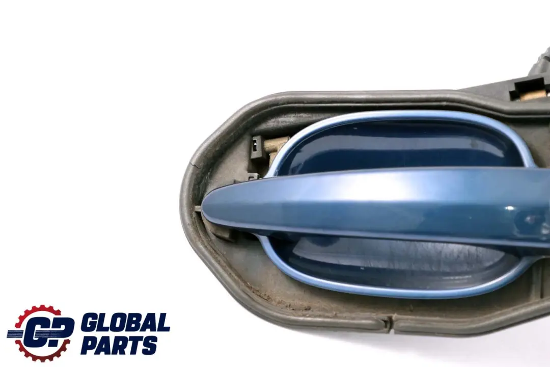 BMW 5 Series E60 E61 Outside Door Handle Rear Left N/S Mysticblau Blue - SKU lhd-7191917-MYS - Part number 7199555