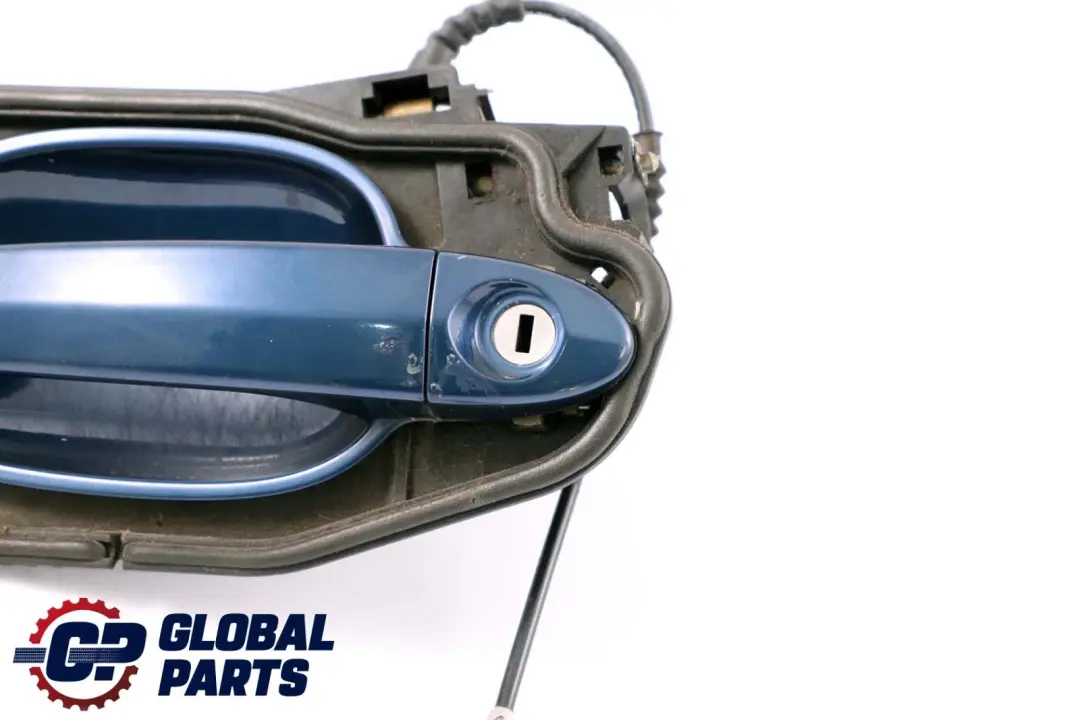 BMW E60 E61 exterior manija De La puerta trasera izquierda Mysticblau Azul - SKU lhd-7191917-MYS - Número de pieza 7199555