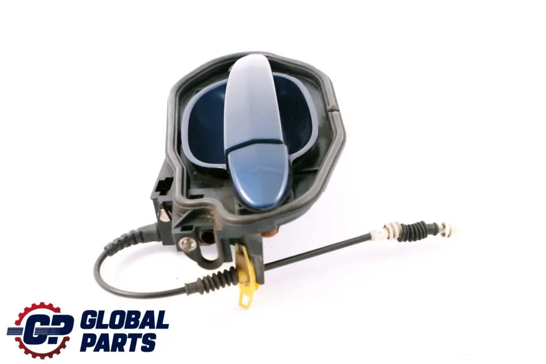 BMW 5 Series E60 E61 Outside Door Handle Grab Front Right O/S Mysticblau Blue - SKU lhd-7199556-MYS - Part number 7199556