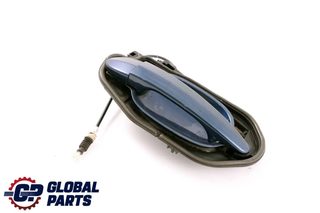 BMW 5 Series E60 E61 Outside Door Handle Grab Front Right O/S Mysticblau Blue - SKU lhd-7199556-MYS - Part number 7199556