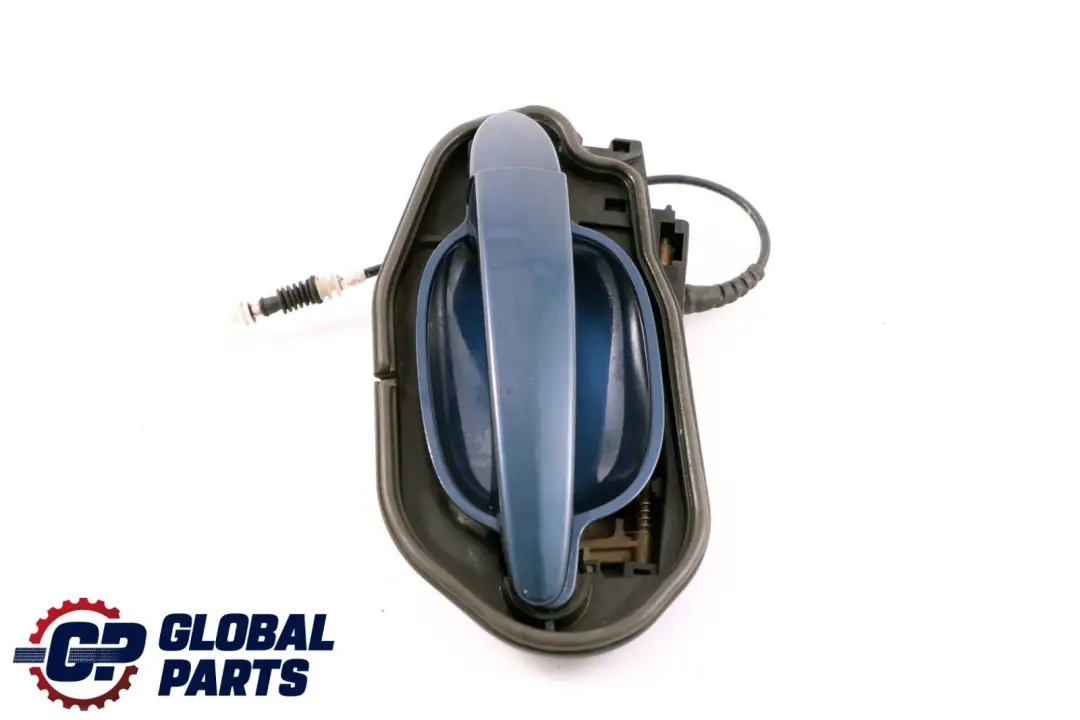 BMW 5 Series E60 E61 Outside Door Handle Grab Front Right O/S Mysticblau Blue - SKU lhd-7199556-MYS - Part number 7199556
