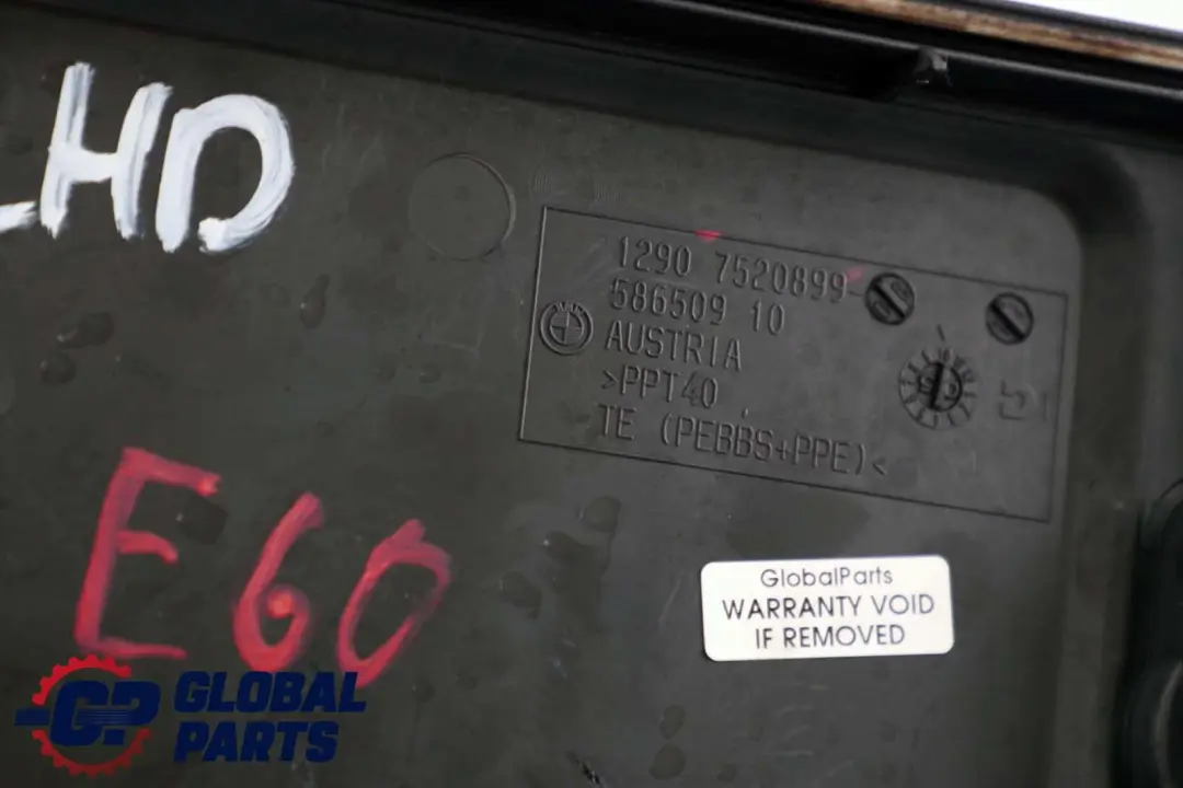 Abdeckung Deckel Electronic Box 7520899 für BMW 5 6 er E60 E61 E63 E64 LCI mit Teilenummer 1436443 BMW 5 6 er E60 E61 E63 E64 LCI Abdeckung Deckel Electronic Box 7520899 - SKU lhd-7520899 - Teilenummer 1436443
