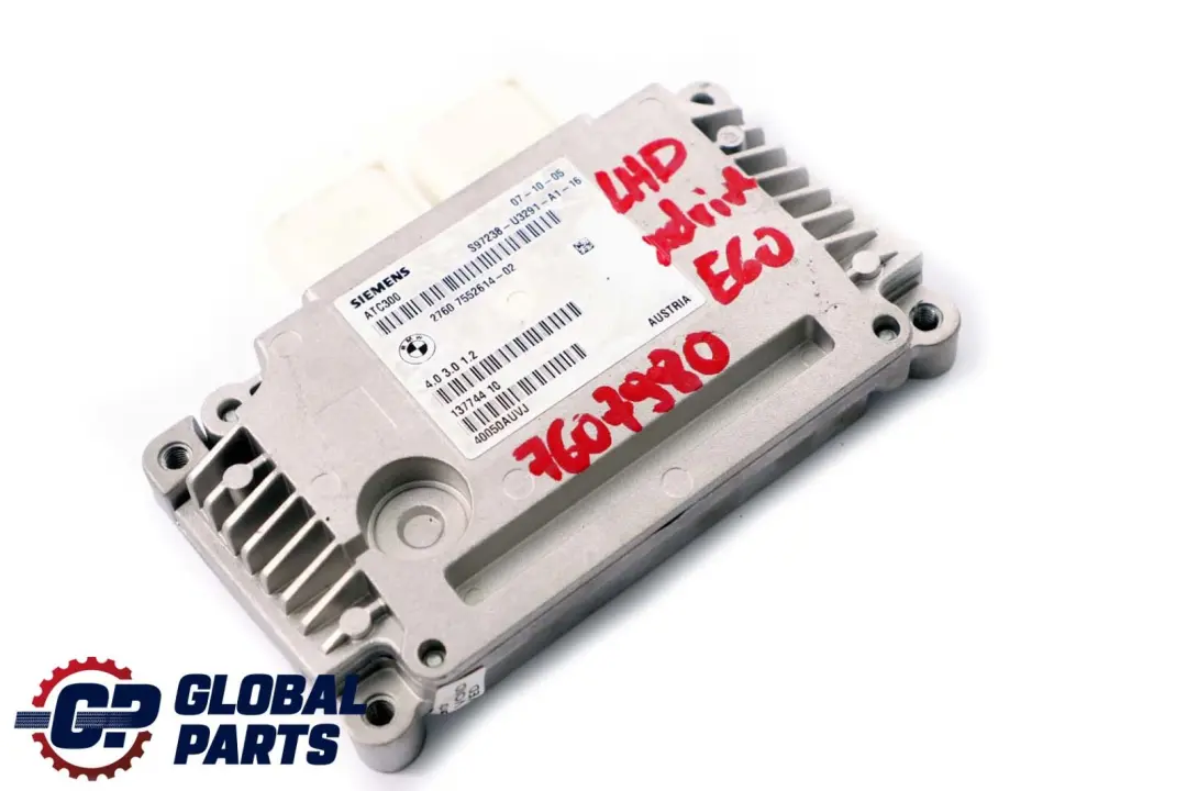 Transfer Box Control Unit Module 7552614 to BMW 3 5 Series E60 E90 Four Wheel Drive with Part number 7606629 BMW 3 5 Series E60 E90 Four Wheel Drive Transfer Box Control Unit Module 7552614 - SKU lhd-7552614 - Part number 7606629