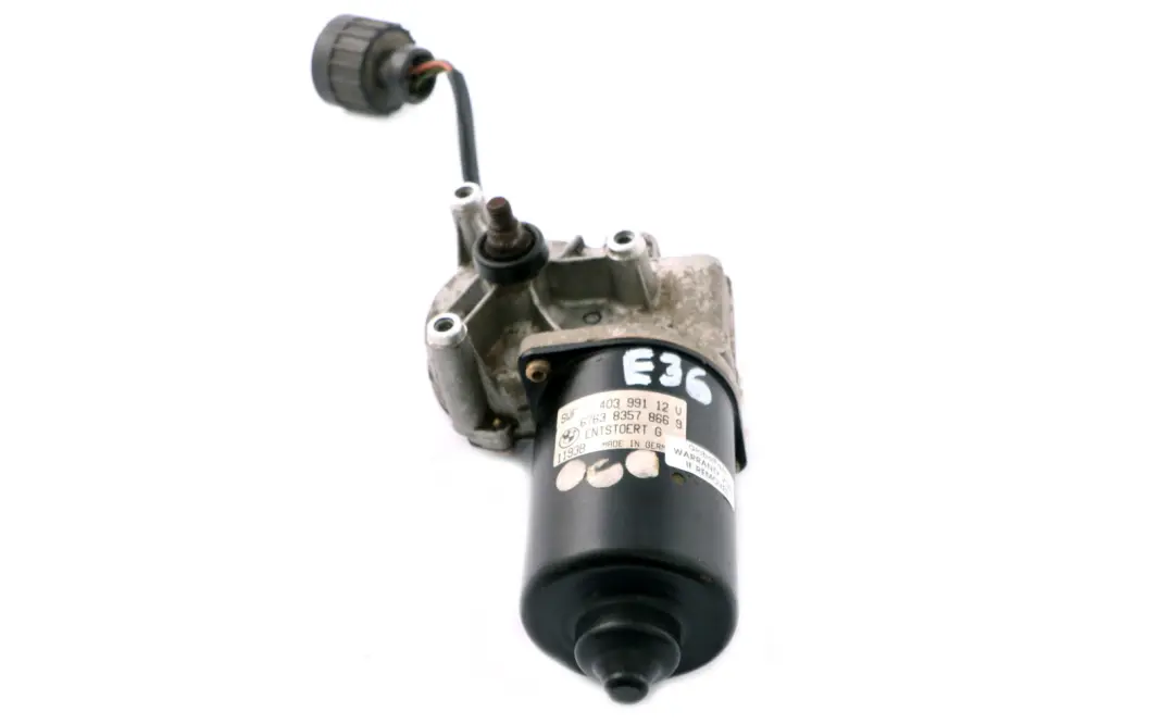 3er E36 Coupe Cabrio Windschutzscheibe Scheibenwischermotor für BMW mit Teilenummer 8357866 BMW 3er E36 Coupe Cabrio Windschutzscheibe Scheibenwischermotor - SKU lhd-8357866 - Teilenummer 8357866