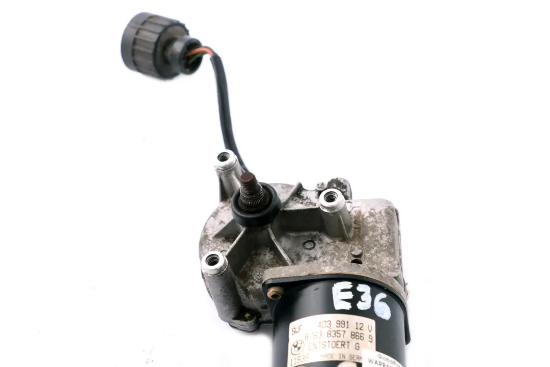 Windscreen Windshield Wiper Motor to BMW 3 Series E36 Coupe Convertible with Part number 8357866 BMW 3 Series E36 Coupe Convertible Windscreen Windshield Wiper Motor - SKU lhd-8357866 - Part number 8357866