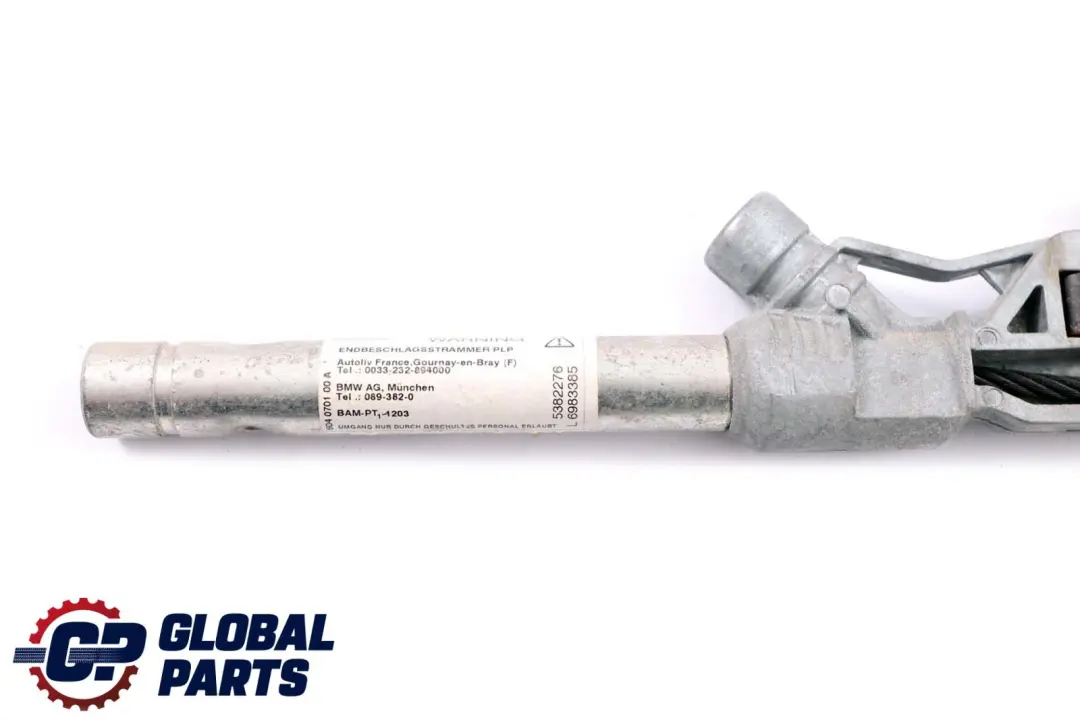 BMW 5 er E60 E61 Sicherheitsgurt Gurt Endbeschlagstrammer Vorne Links Schwarz - SKU lhd-6983385 - Teilenummer 9117238