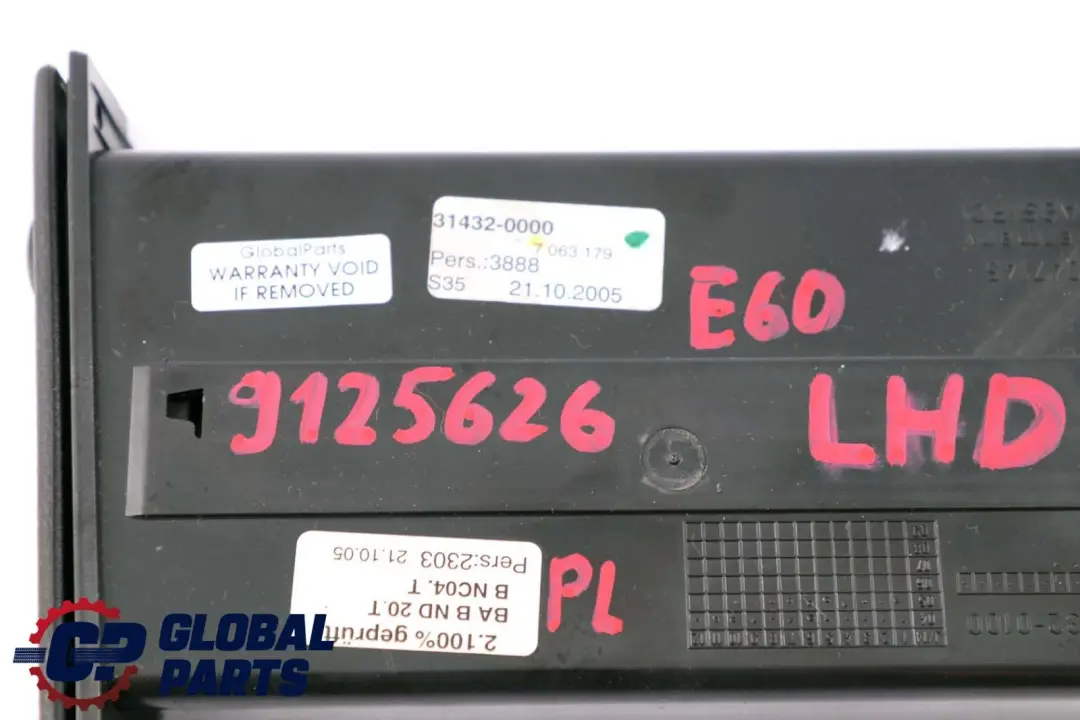 Getränkehalter Becherhalter Außen Schwarz 7063179 für BMW 5 er E60 E61 mit Teilenummer 7063178 BMW 5 er E60 E61 Getränkehalter Becherhalter Außen Schwarz 7063179 - SKU lhd-9125626 - Teilenummer 7063178