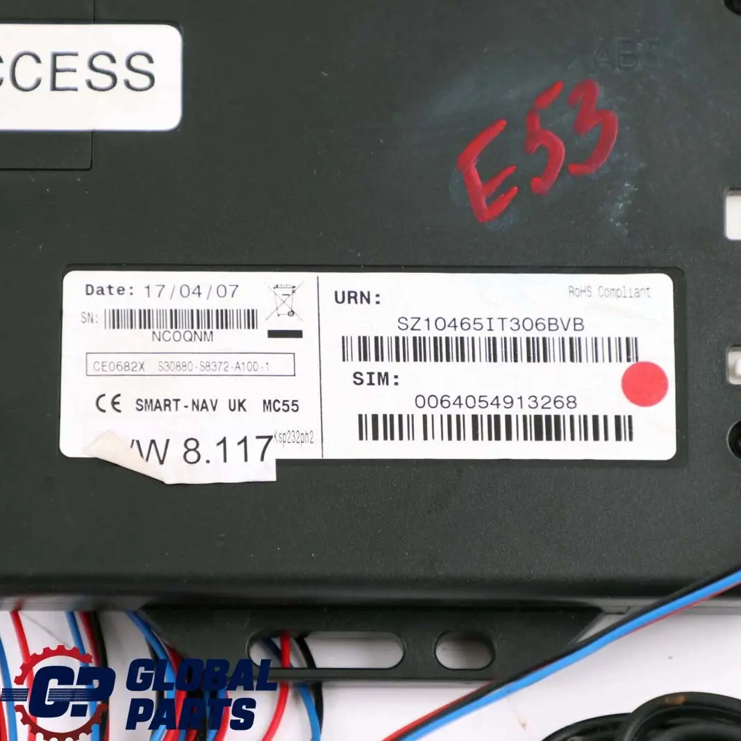  Genuine Smart-Nav UK 1 Sat Nav Navigation Tracker Connection Kit - SKU MC55-1 - Part number MC55