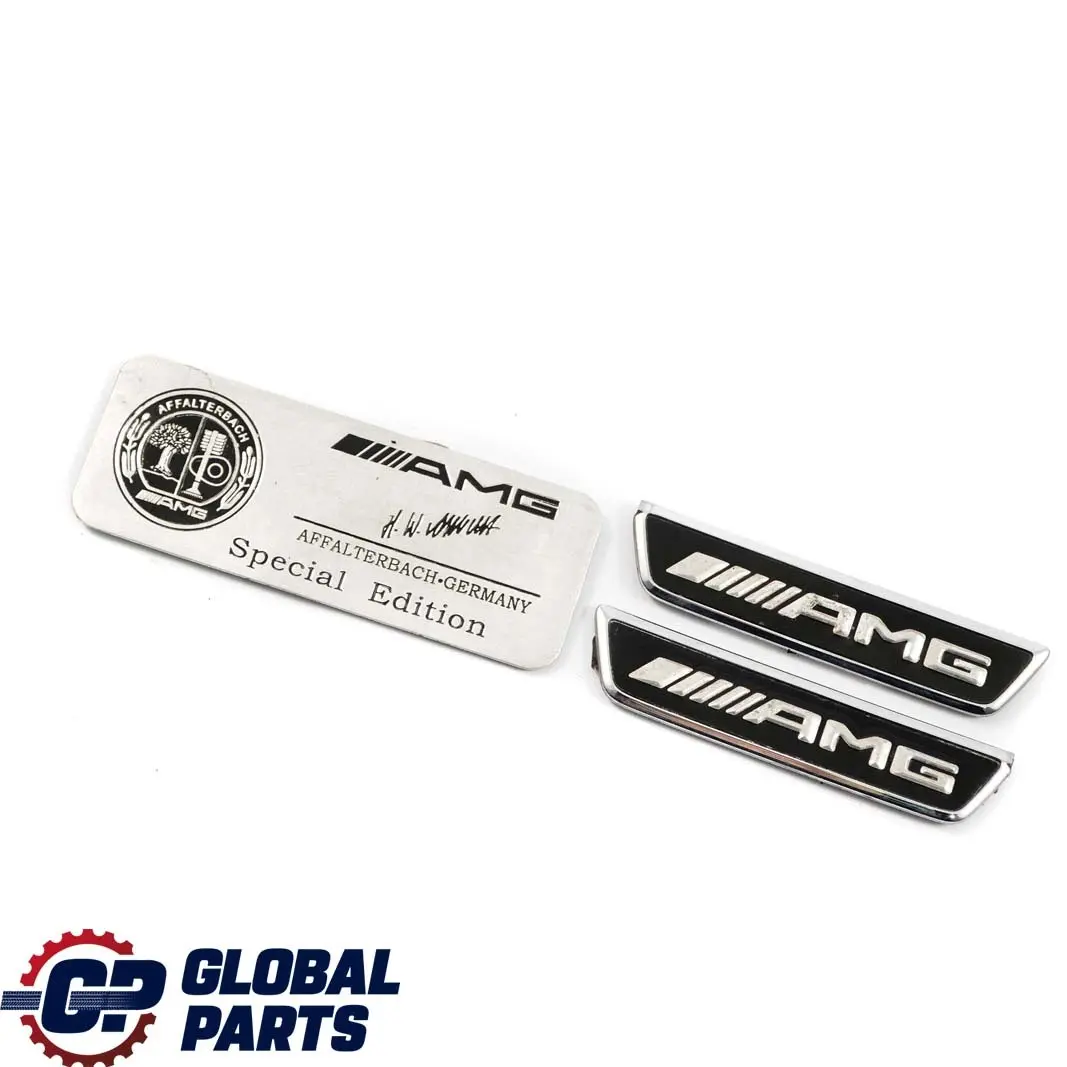  Mercedes-Benz AMG Emblems Engine Fenders Signature Set - SKU Mercedes AMG Emblems - Part number Mercedes AMG Emblems