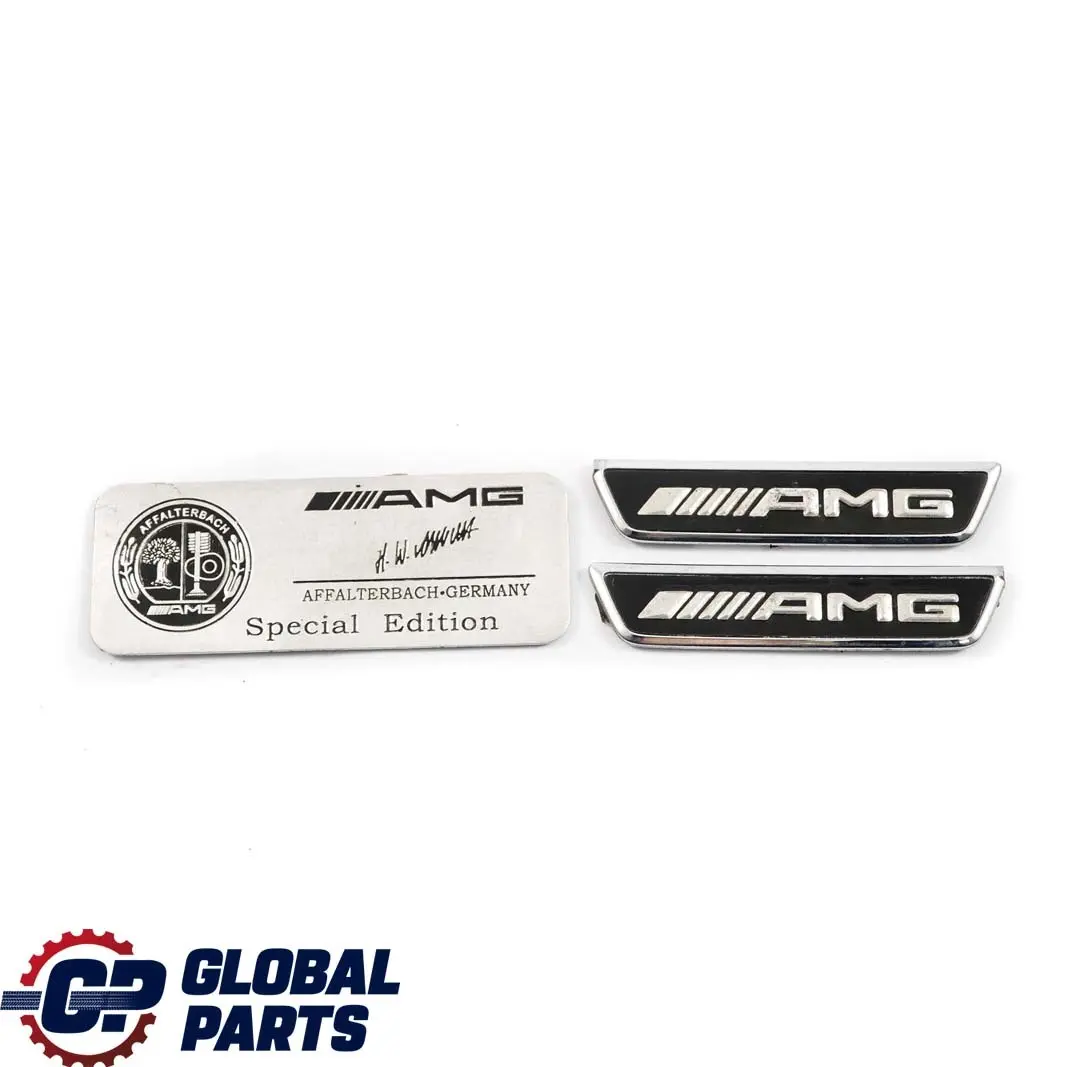  Mercedes-Benz AMG Emblems Engine Fenders Signature Set - SKU Mercedes AMG Emblems - Part number Mercedes AMG Emblems
