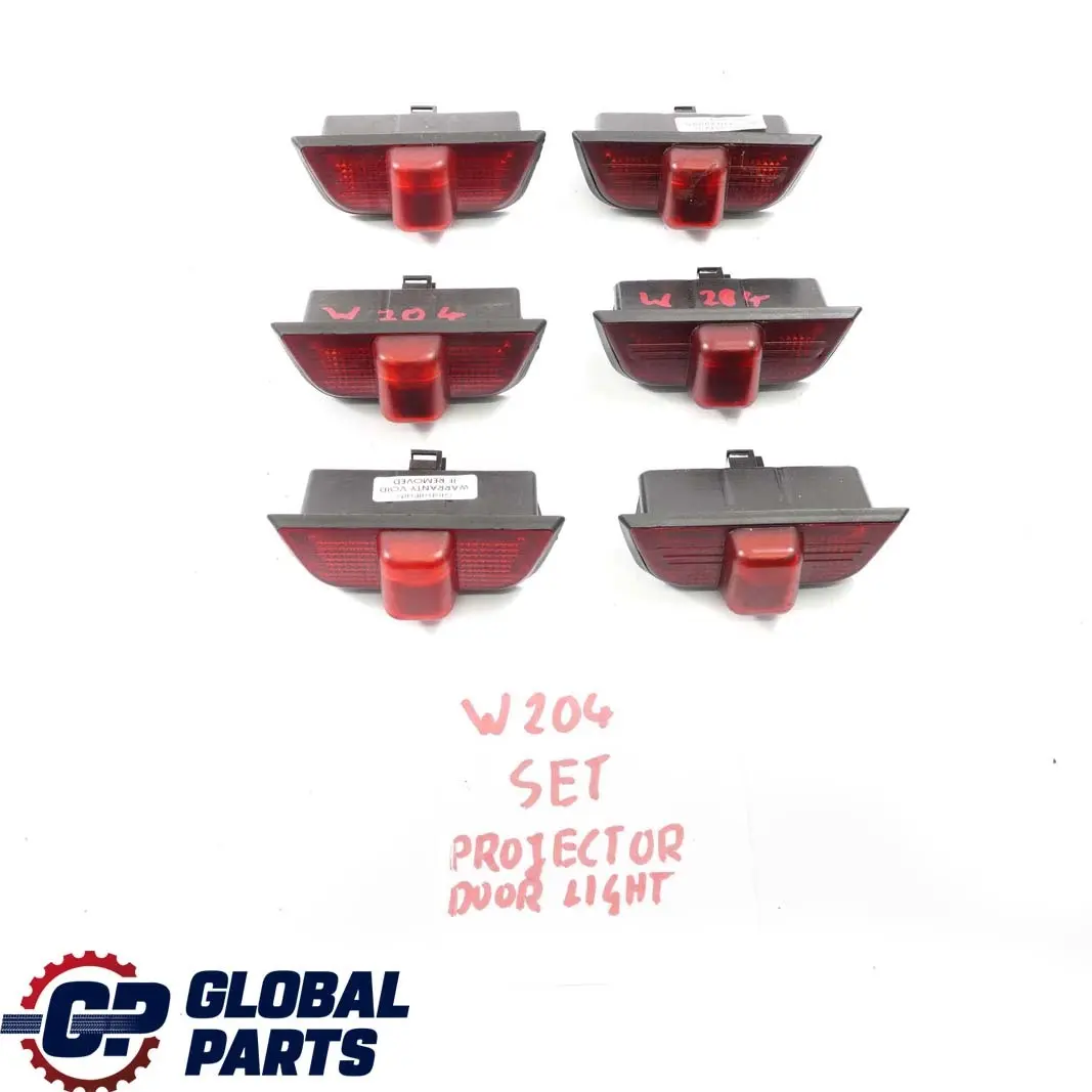 *Mercedes-Benz C-Klasse W204 AMG Lampe Projektor Innere Set Vorne Hinten  - SKU Mercedes AMG Lamp - Teilenummer Mercedes AMG Lamp