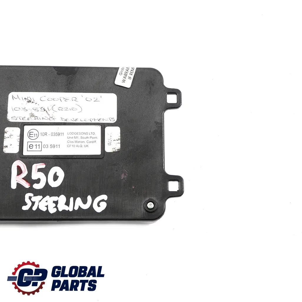 Lodgesons Système de module de commande sans fil de la direction pour MINI Cooper R50 à propos du numéro de pièce Mini Lodgesons MINI Cooper R50 Lodgesons Système de module de commande sans fil de la direction - SKU Mini Lodgesons - Numéro de pièce Mini Lodgesons