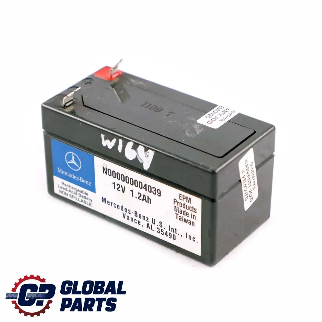 Batterie De Secours Supplémentaire pour Mercedes ML GLC W164 X164 W204 à propos du numéro de pièce N000000004039 Mercedes ML GLC W164 X164 W204 Batterie De Secours Supplémentaire - SKU N000000004039 - Numéro de pièce N000000004039