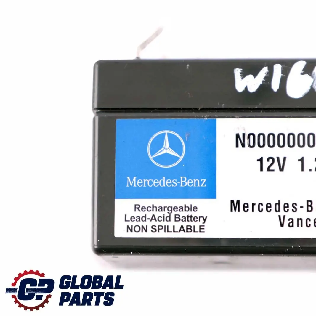 Mercedes ML GLC W164 X164 W204 Batería De Respaldo Adicional - SKU N000000004039 - Número de pieza N000000004039