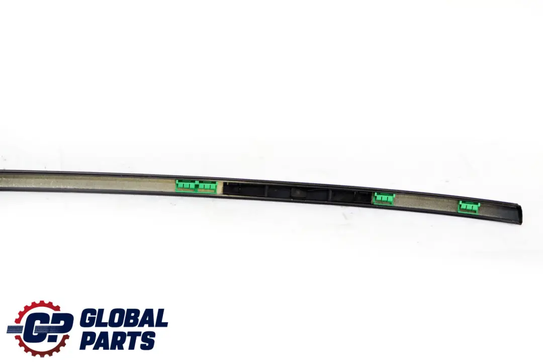 BMW 3 E46 Coupe Right Roof Moulding Railing Gutter Rail O/S Black Sapphire 475 - SKU P-0001080-BS - Part number 0001080