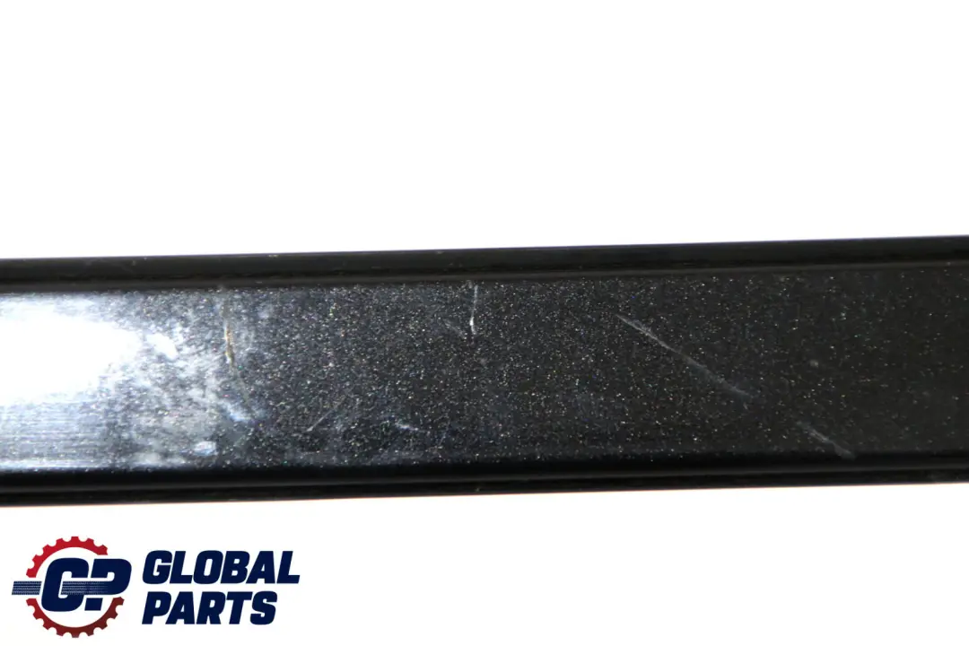 BMW 3 E46 Coupe Right Roof Moulding Railing Gutter Rail O/S Black Sapphire 475 - SKU P-0001080-BS - Part number 0001080