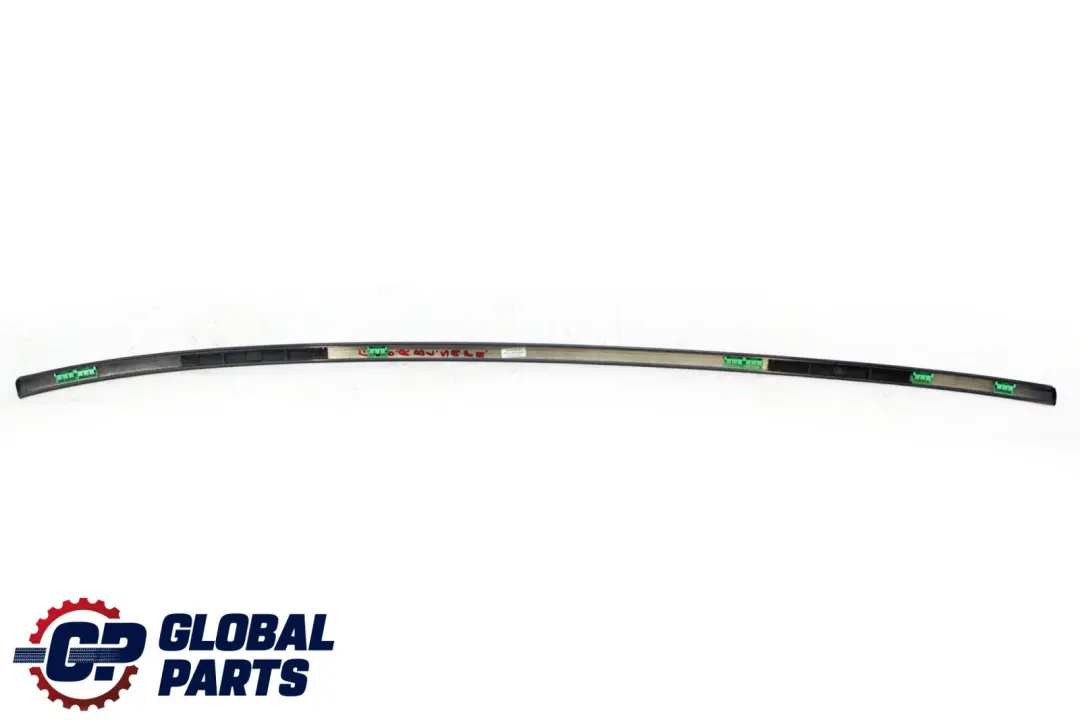 BMW 3 E46 Coupe Right Roof Moulding Railing Gutter Rail O/S Black Sapphire 475 - SKU P-0001080-BS - Part number 0001080