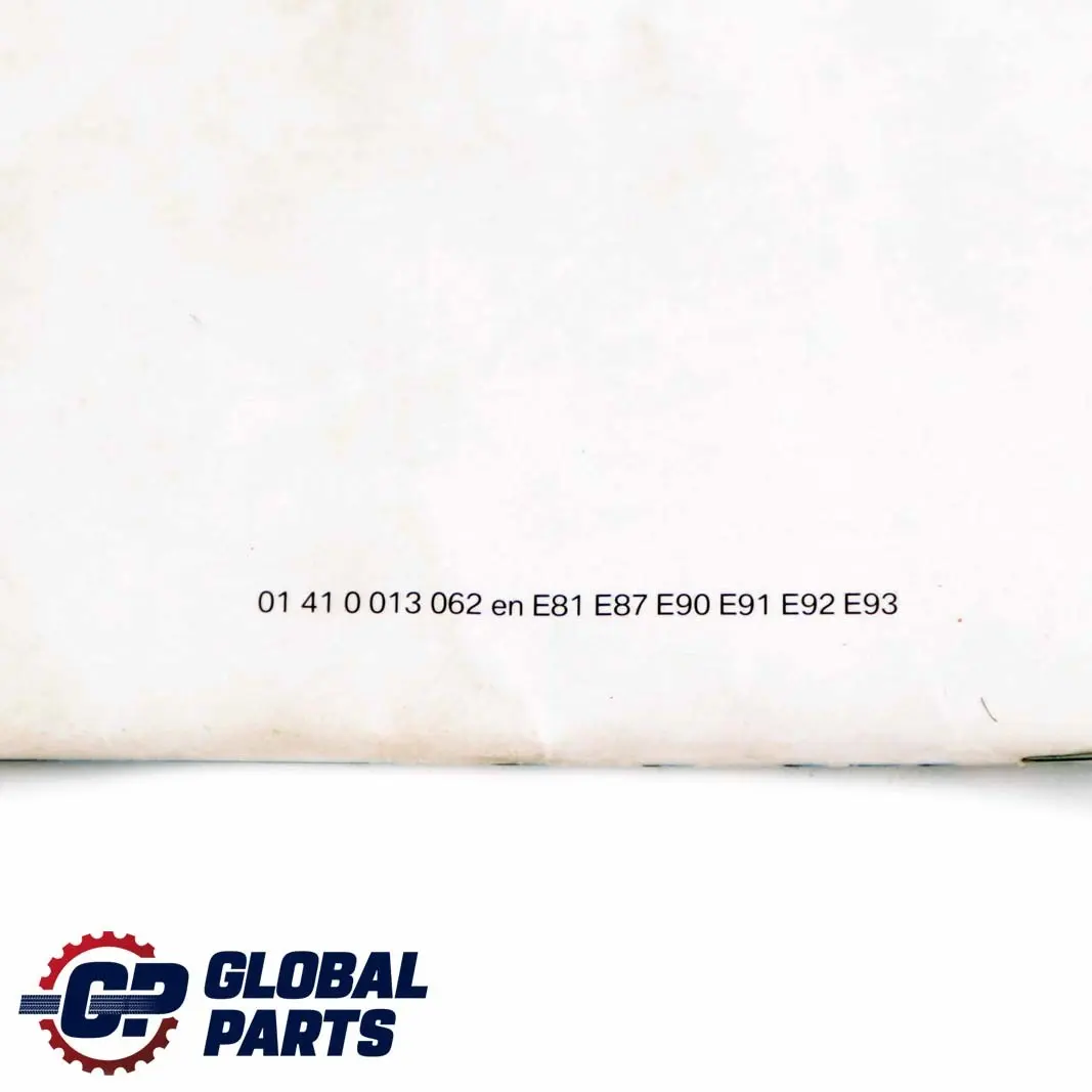 Service Booklet CD Player Instructions Booke Set to BMW 1 3 Series E87 E90 with Part number 0013062 BMW 1 3 Series E87 E90 Service Booklet CD Player Instructions Booke Set - SKU P-0013062-2 - Part number 0013062