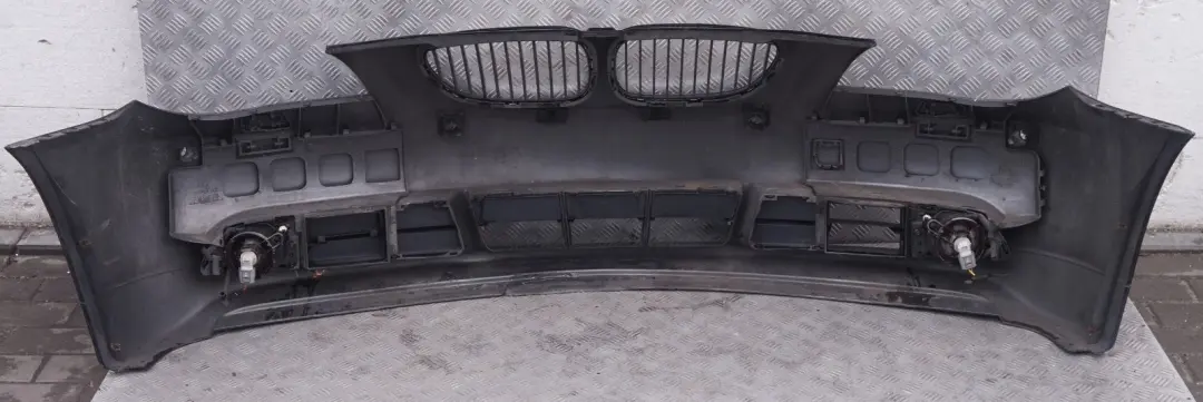 BMW 5 Series E60 E61 1 Complete Front Bumper Trim Panel Black Sapphire Metallic - SKU P-0149246-BS1 - Part number 0149246