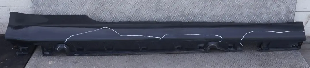 BMW 6 Series E63 E64 Door Sill Side Cover Skirt Right O/S Black Sapphire - 475 - SKU P-0304948 - Part number P-0304948