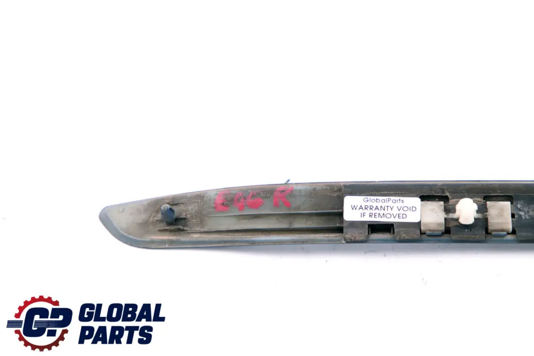 BMW 3 Series E46 Coupé Moulding Fender Front Right O/S Mysticblau Metallic Blue - SKU P0001033-MYS - Part number 0001033