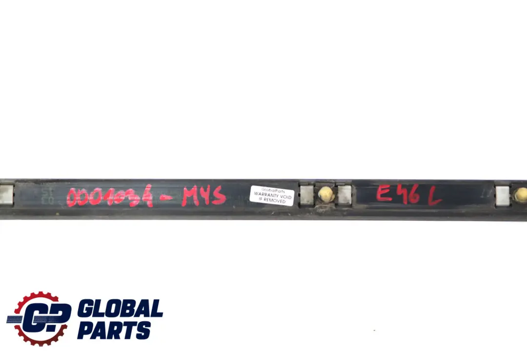 Front Left Door N/S Moulding Trim Strip Mysticblau Metallic Blue A07 to BMW 3 E46 with Part number 0001034 BMW 3 E46 Front Left Door N/S Moulding Trim Strip Mysticblau Metallic Blue A07 - SKU P0001034-MYS - Part number 0001034