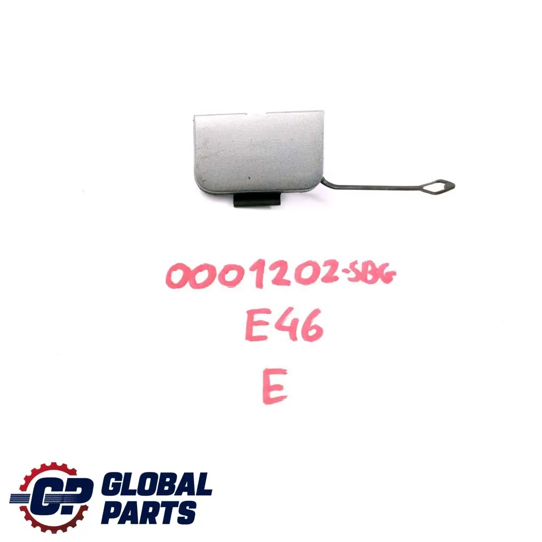 BMW E46 Paraurti Anteriore Occhiello Traino Silbergrau Grigio Argento - SKU P0001202-SBG - Numero di parte 9071064