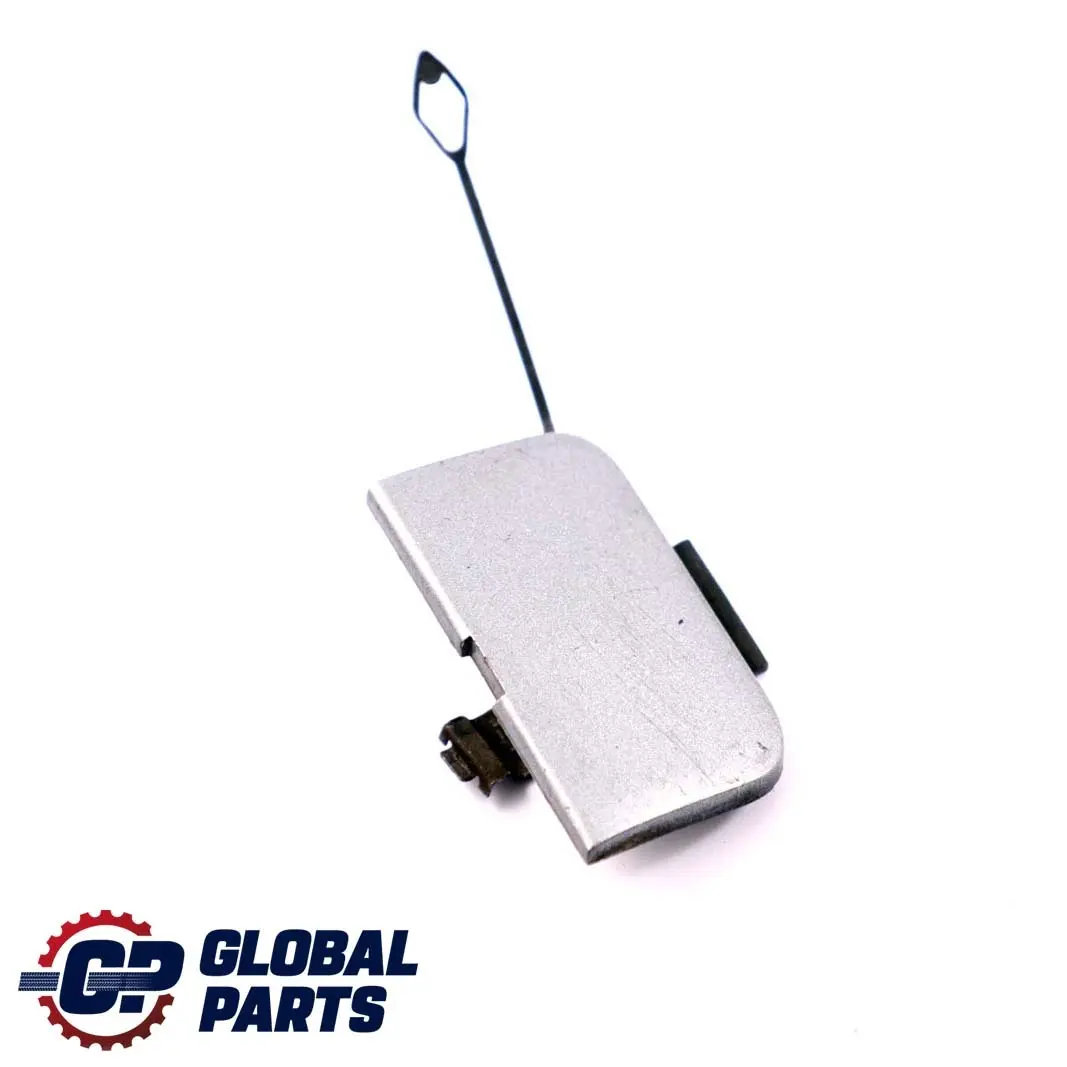 Front Bumper Flap Towing Eye Silbergrau Silver Grey to BMW 3 E46 Saloon Touring with Part number 9071064 BMW 3 E46 Saloon Touring Front Bumper Flap Towing Eye Silbergrau Silver Grey - SKU P0001202-SBG - Part number 9071064