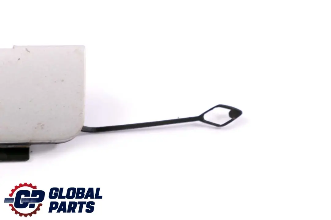 Front Bumper Flap Towing Eye Titansilber Silver to BMW 3 Series E46 Saloon Touring with Part number 9071064 BMW 3 Series E46 Saloon Touring Front Bumper Flap Towing Eye Titansilber Silver - SKU P0001202-TS - Part number 9071064