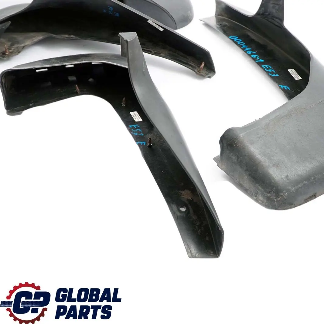 BMW X5 Series E53 Mudflap Mud Flap Set Front Rear - SKU P0004466-1 - Part number 0004466
