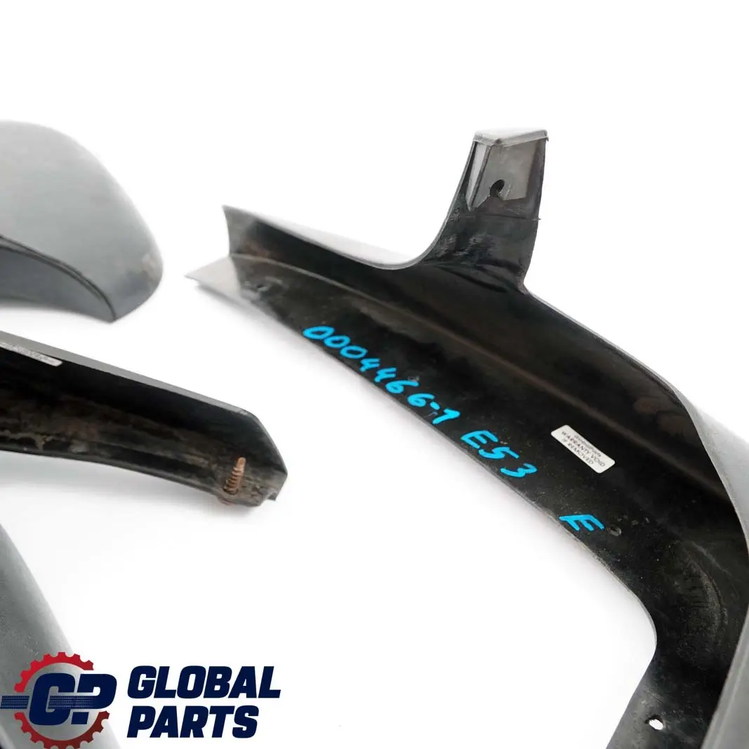 BMW X5 Series E53 Mudflap Mud Flap Set Front Rear - SKU P0004466-1 - Part number 0004466