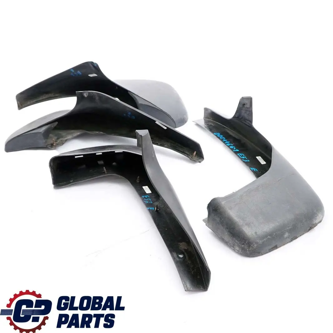 BMW X5 Series E53 Mudflap Mud Flap Set Front Rear - SKU P0004466-1 - Part number 0004466