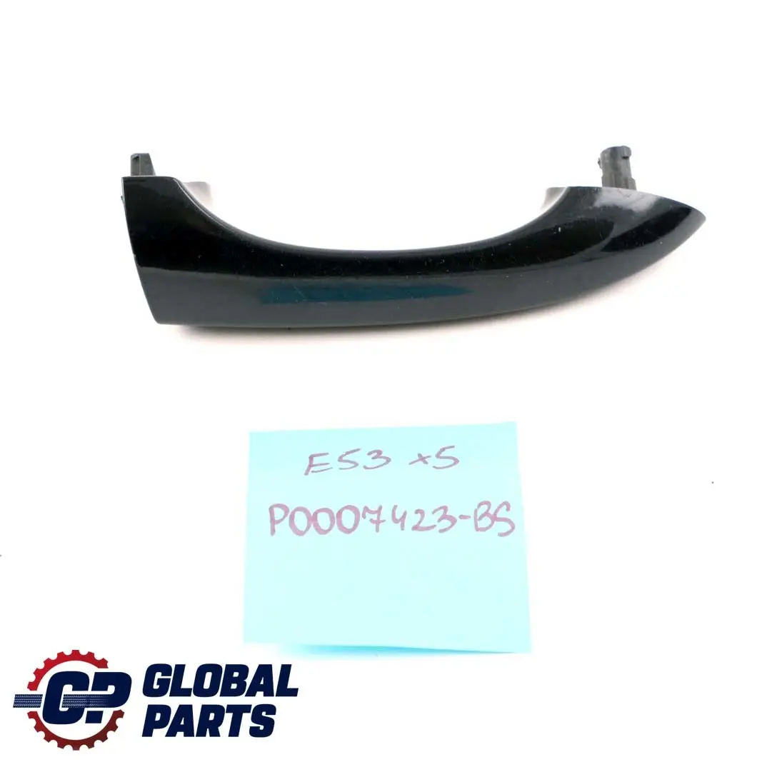 Front Rear Right Door O/S Grab Handle Black Sapphire 475 to BMW X5 Series E53 with Part number 0007423 BMW X5 Series E53 Front Rear Right Door O/S Grab Handle Black Sapphire 475 - SKU P0007423-BS - Part number 0007423