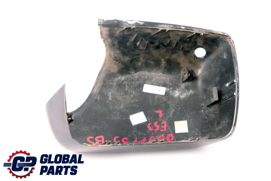 BMW X5 Series E53 Front Left N/S Wing Mirror Cover Cap Black Sapphire Metallic - SKU P0007739-BS - Part number 0007739