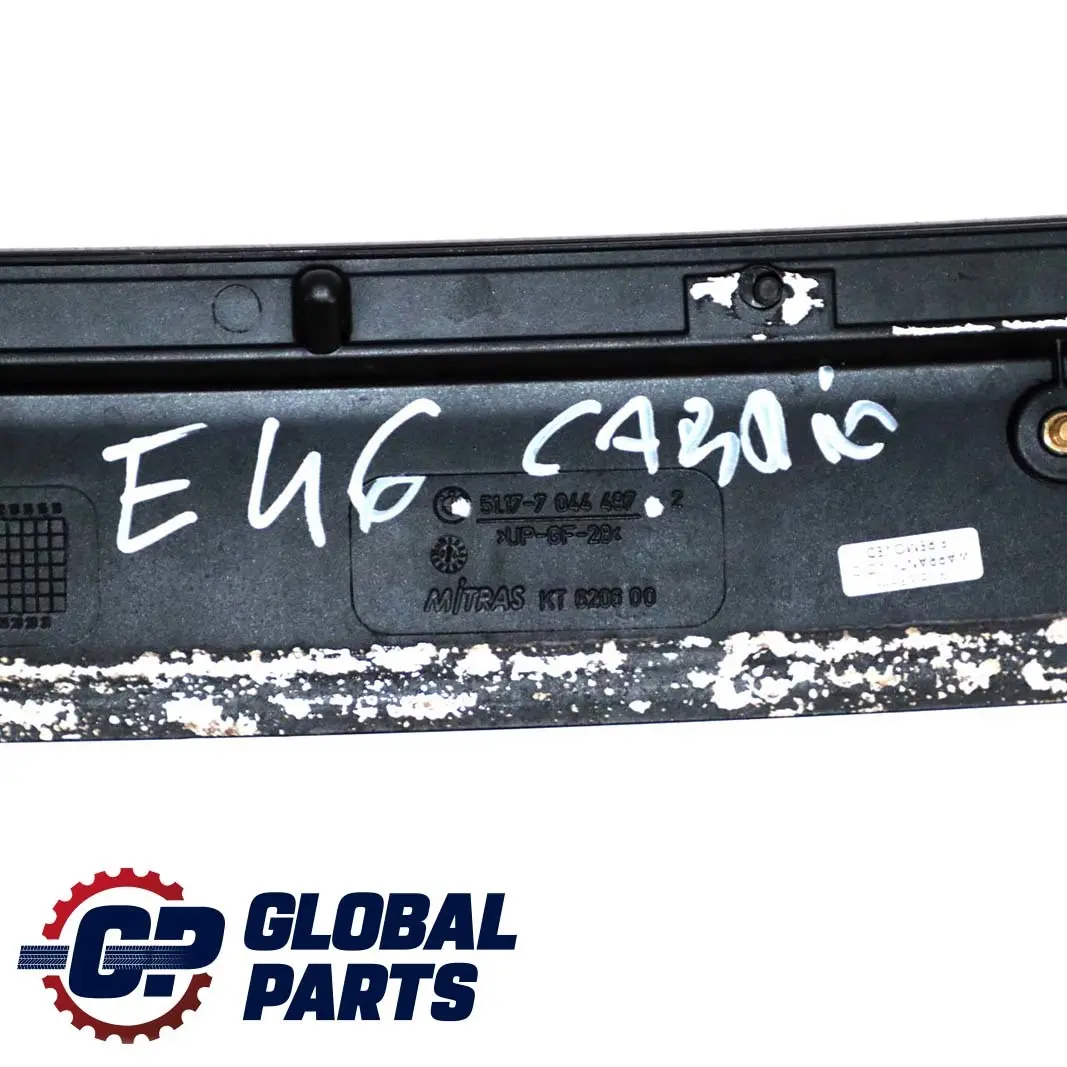 BMW 3 er E46 Cabrio Blende Verdeckklappe Antenne Black Sapphire Schwarz 7044497 - SKU P0009771-BS - Teilenummer 0009771