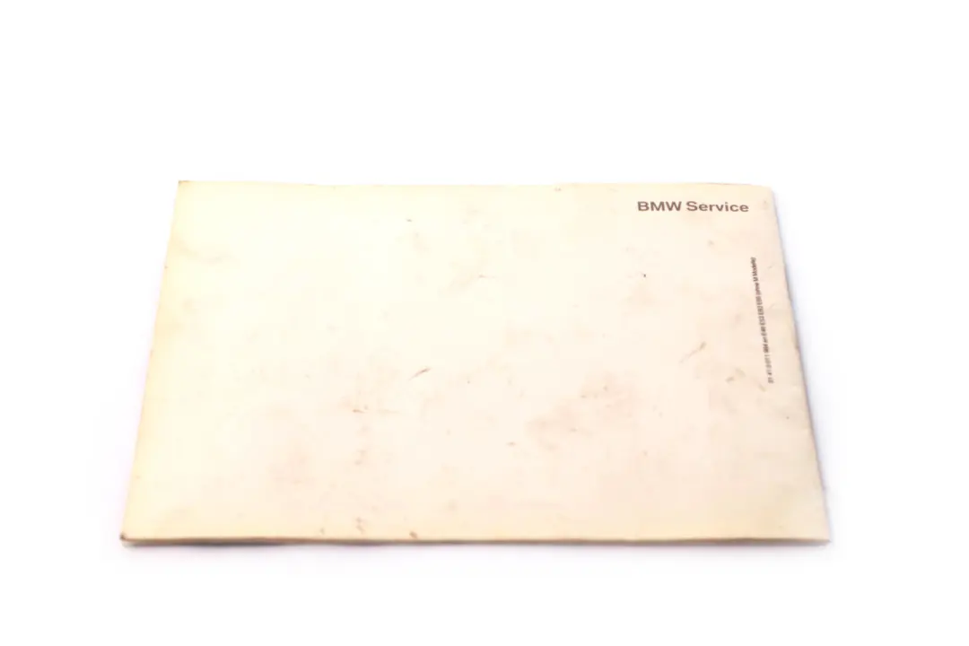 Service Booklet 0141 to BMW 3 X3 X5 Series 1 E46 E53 E83 with Part number 0011984 BMW 3 X3 X5 Series 1 E46 E53 E83 Service Booklet 0141 - SKU P0011984-1 - Part number 0011984