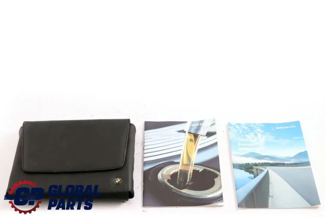 BMW 5 Series 2 E60 E61 Service Booklet Owner's Handbook Books Set Wallet Case - SKU P0012257-2 - Part number 0012257