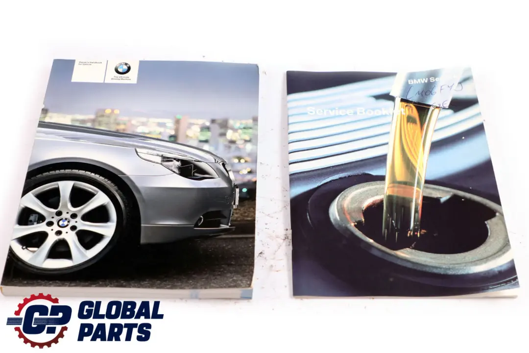 BMW 5 Series 2 E60 E61 Service Booklet Owner's Handbook Books Set Wallet Case - SKU P0012257-2 - Part number 0012257