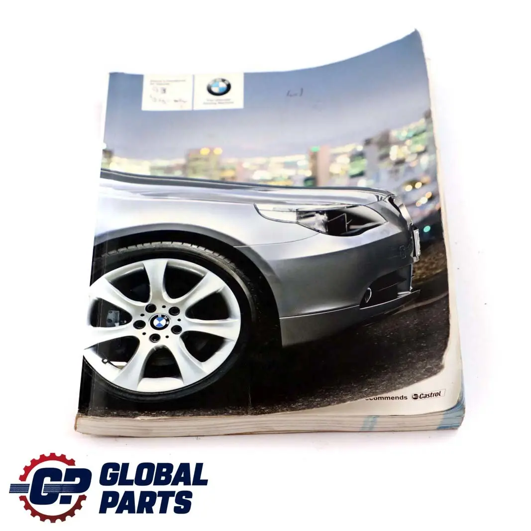 BMW 5 Series E60 E61 Service Booklet Owner's Handbook Book - SKU P0012781 - Part number 0012781