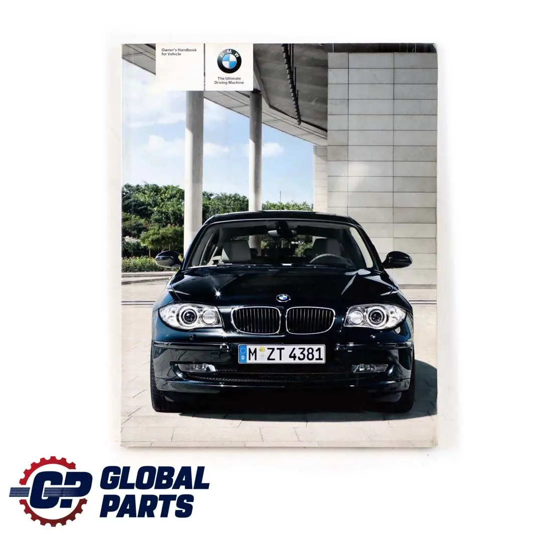 BMW 1 Series E81 E87 LCI 4 Owner's Handbook Manual Book - SKU P0014100-4 - Part number 0014100