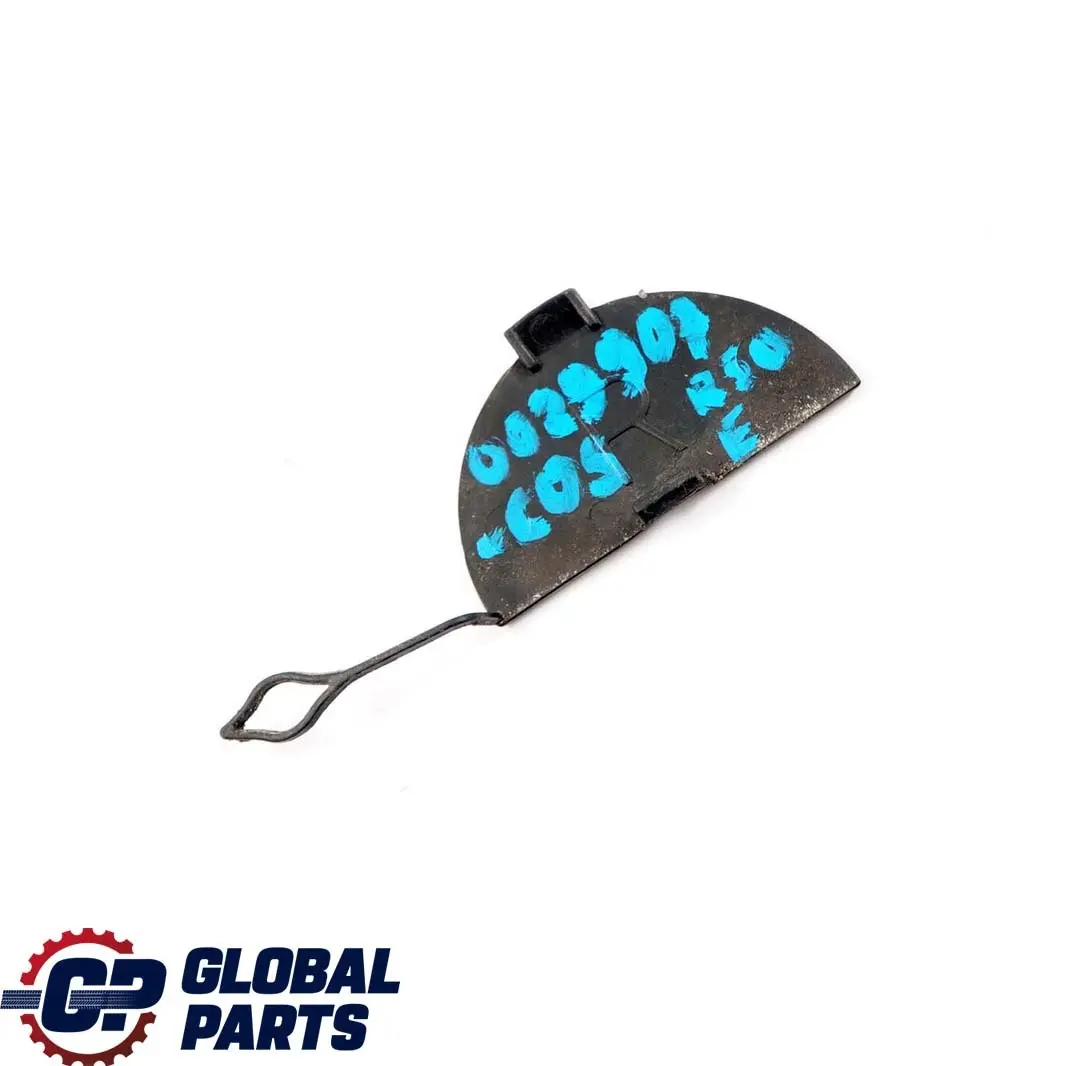 Front Bumper Towing Eye Cover Cosmosschwarz Black 303 to BMW Mini One Cooper R50 with Part number 0029907 BMW Mini One Cooper R50 Front Bumper Towing Eye Cover Cosmosschwarz Black 303 - SKU P0029907-COS - Part number 0029907