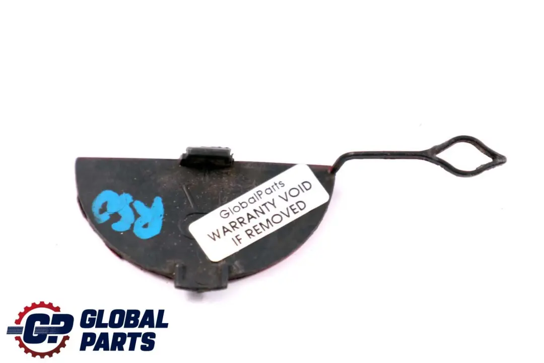 Mini Cooper One R50 R53 Zaślepka Haka Zderzaka Tylny Tył Czerwony P - SKU P0029929-CHRED - Numer Części 0029929