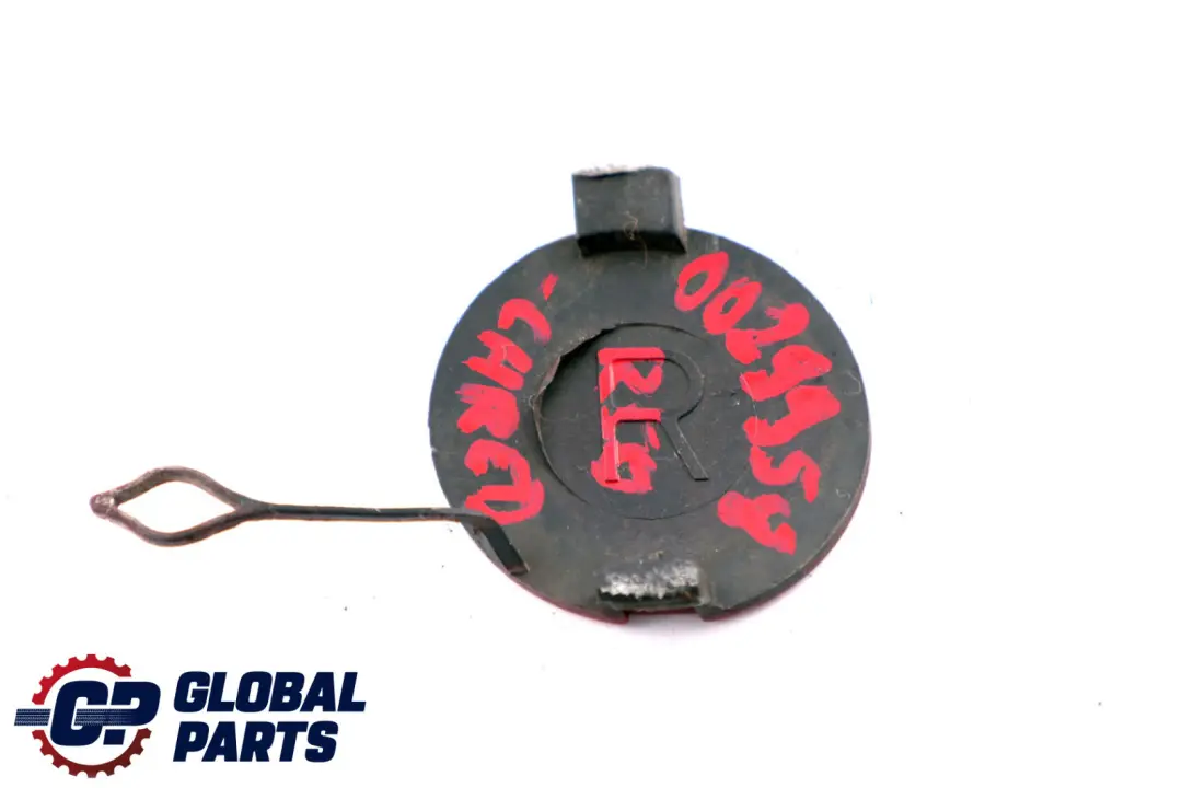 Copertura Traino Paraurti Posteriore Rosso Chili per Mini Cooper One R50 R52 R53 con numero di parte 0029958 Mini Cooper One R50 R52 R53 Copertura Traino Paraurti Posteriore Rosso Chili - SKU P0029958-CHRED - Numero di parte 0029958